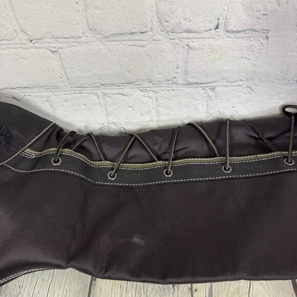 Timberland Knee High Boots Women's Size 9 1/2 M Canvas Faux Fur Waterproof Lace - Picture 15 of 16